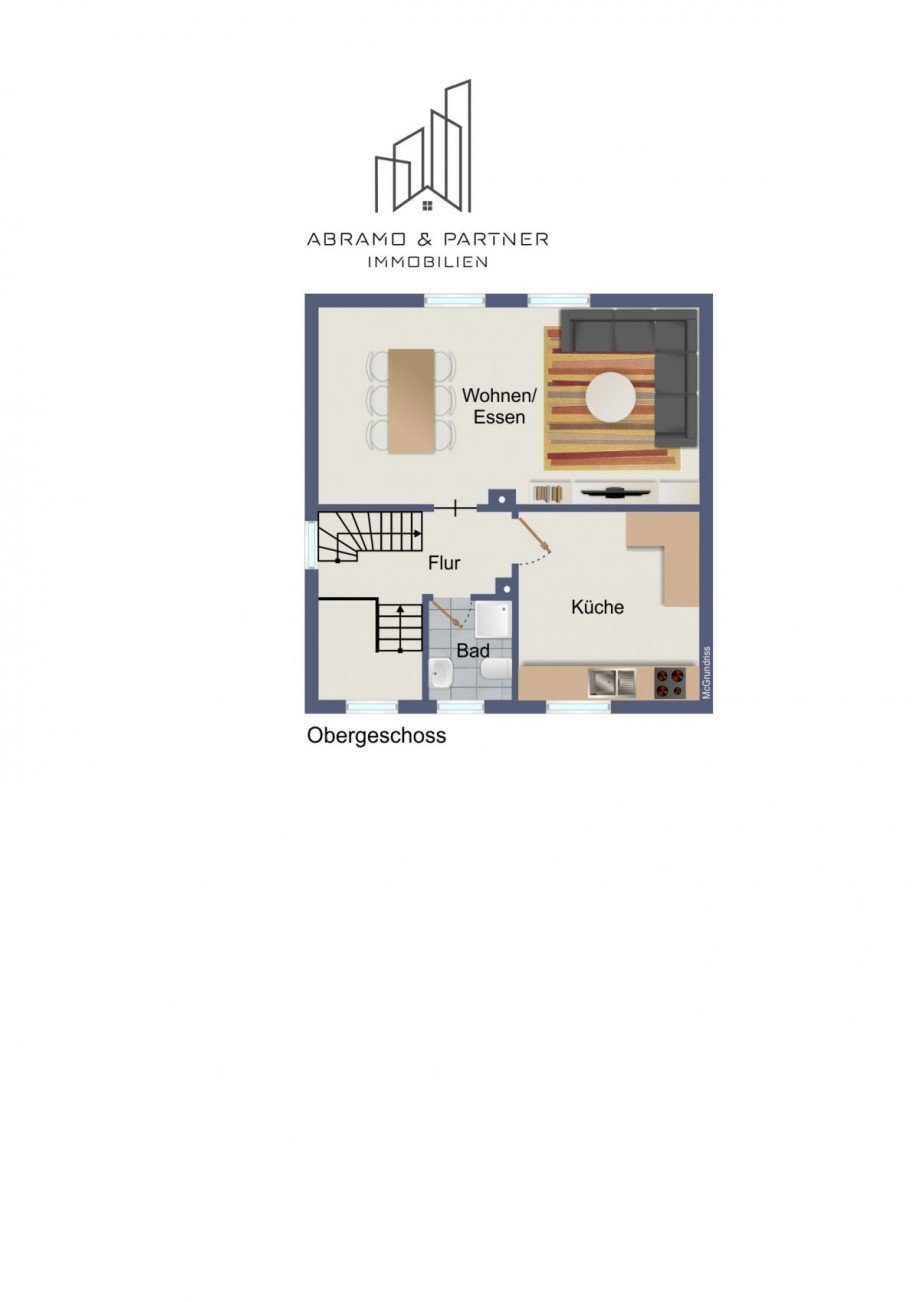 Grundriss 1. Obergeschoss Haus Bischofsheim