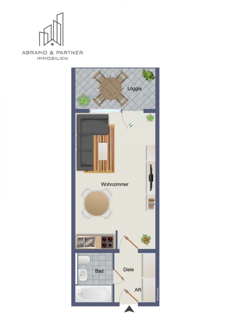 Grundriss links Etagenwohnung Gro�-Gerau