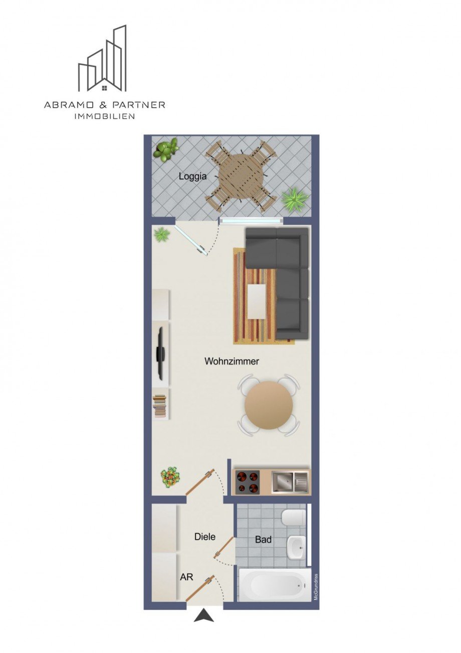 Grundriss Erdgeschosswohnung Gro�-Gerau