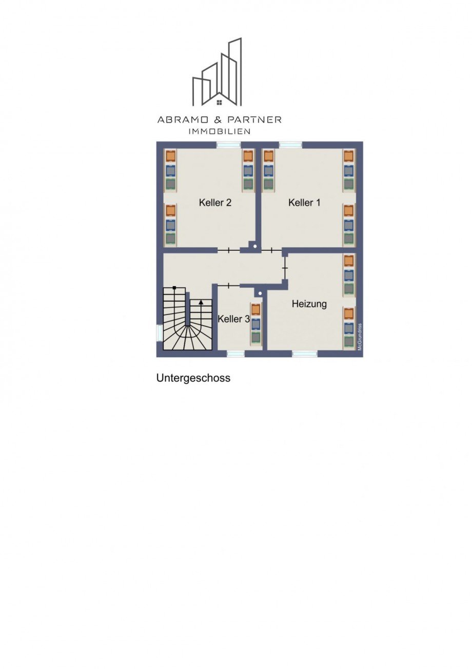 Grundriss Untergeschoss Haus Bischofsheim